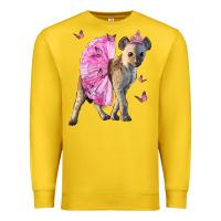 Lemon Baby Hyena With Tutu Premium Sweatshirt - LillyAllenDesigns