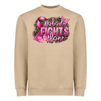 Nobody Fights Alone Cancer Heavyweight Sweatshirt | Teevron