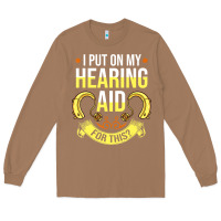 Toasted Coconut hearing aid gift funny deaf awareness t shirt Long Sleeve Tee - tuanDangUi