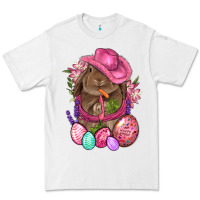 White Cowboy Rabbit Easter Premium Tee - BundleAndBundleShop