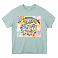 Arona im fine everything is fine with lights Heavy Core Tee - MaliasSmallBusiness