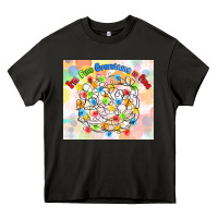 Asphalt im fine everything is fine with lights Heavy Core Tee - MaliasSmallBusiness