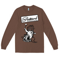 Chestnut retro man postcard records Long Sleeve Tee - tuanDangUi