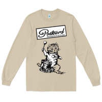 Mushroom retro man postcard records Long Sleeve Tee - tuanDangUi