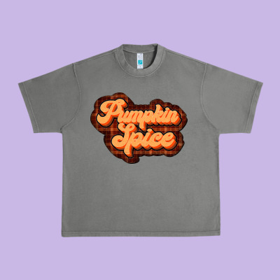 Pumpkin Spice Urban Heavy Tee Designed By Jahusdesignshop