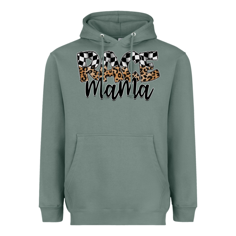 Race Mama Heavyweight Hoodie by SublimationCraftShop | Teevron