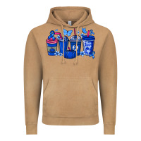 Vintage Camel Colon Cancer coffee cups blue ribbon Vintage Hoodie - NancyCooperArtShop