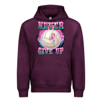 Mauve Wine never give up Urban Hoodie - BarkalooDesign