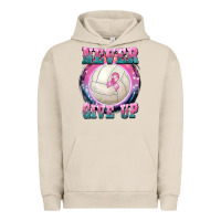 Pigment French Oak never give up Urban Hoodie - BarkalooDesign