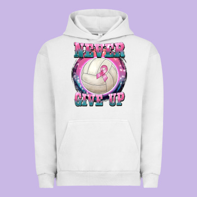 Never Give Up Urban Hoodie Designed By Barkaloodesign
