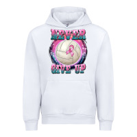 White never give up Urban Hoodie - BarkalooDesign