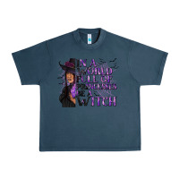 Midnight Navy In a World Full of Princesses Be a Witch Urban Heavy Tee - texasbilliewilder