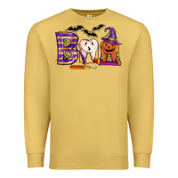 Antique Gold dental boo halloween Premium Sweatshirt - LillyAllenDesigns