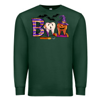 Sports Green dental boo halloween Premium Sweatshirt - LillyAllenDesigns