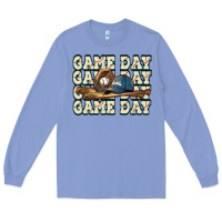 Colony Blue game day baseball Long Sleeve Tee - HowdyJamesFarm