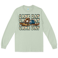 Matcha game day baseball Long Sleeve Tee - HowdyJamesFarm