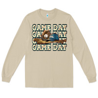 Mushroom game day baseball Long Sleeve Tee - HowdyJamesFarm
