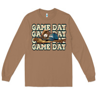 Toasted Coconut game day baseball Long Sleeve Tee - HowdyJamesFarm
