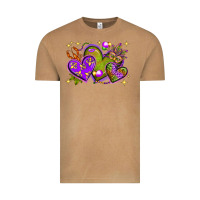 Vintage Camel Mardi Gras hearts Vintage Tee - NancyCooperArtShop