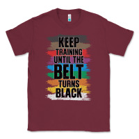 Burgundy Black Belt Martial Art Training Karate TaeKwonDo Classic Tee - Bettercallsaul