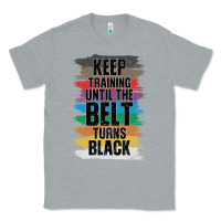 Heather Grey Black Belt Martial Art Training Karate TaeKwonDo Classic Tee - Bettercallsaul