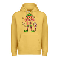 Antique Gold mama elf Premium Hoodie - FaDigitalArtStudio