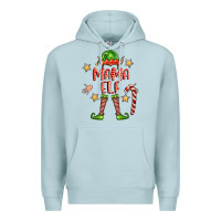 Blue Mist mama elf Premium Hoodie - FaDigitalArtStudio
