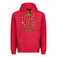 Cardinal mama elf Premium Hoodie - FaDigitalArtStudio