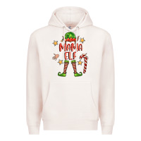Pale Pink mama elf Premium Hoodie - FaDigitalArtStudio