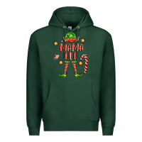 Sports Green mama elf Premium Hoodie - FaDigitalArtStudio
