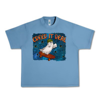 Pebble Blue Creep It Real Urban Heavy Tee - texasbilliewilder