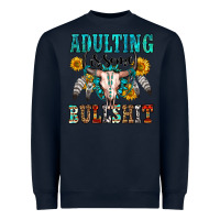 Navy adulting is some bullshit Heavyweight Sweatshirt - OliviaCreatesArt