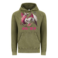 Vintage Olive monster hunter rise sunbreak malzeno kanji Vintage Hoodie - tuanDangUi
