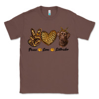 Chestnut peace love labrador Classic Tee - RanaPortraitStore