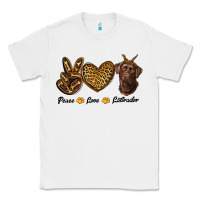 White peace love labrador Classic Tee - RanaPortraitStore