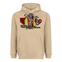 Mushroom softball vibes Heavyweight Hoodie - SublimationCraftShop