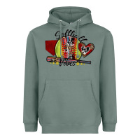 Sage softball vibes Heavyweight Hoodie - SublimationCraftShop