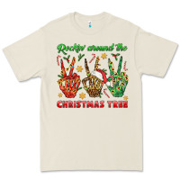 Bone Rockin' Around The Christmas Tree Premium Tee - BundleAndBundleShop