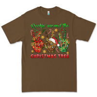 Cacao Rockin' Around The Christmas Tree Premium Tee - BundleAndBundleShop