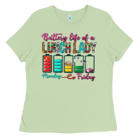 Battery Life Of A Lunch Lady Ladies Tee | Teevron