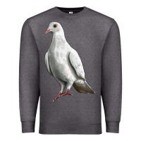 Charcoal Heather Dove Premium Sweatshirt - LillyAllenDesigns
