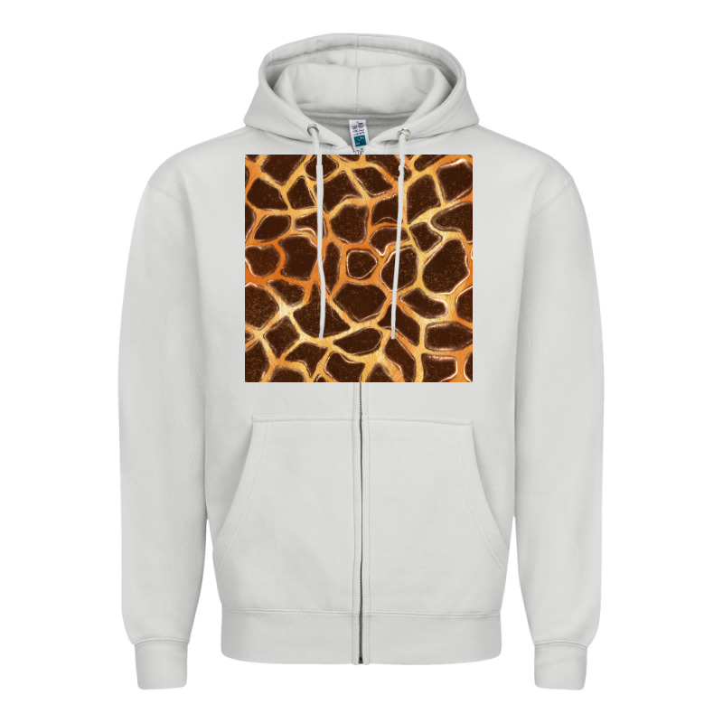 Giraffe Seamless Pattern Zipper Hoodie by BundleAndBundleShop | Teevron