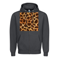Smoke giraffe seamless pattern Zipper Hoodie - BundleAndBundleShop