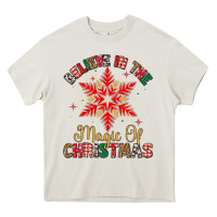 Cream believe in the magic of christmas Heavy Core Tee - MaliasSmallBusiness