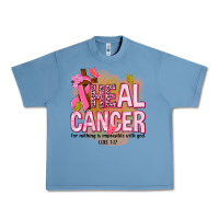 Pebble Blue heal cancer for nothing is impossible with god Urban Heavy Tee - NancyCooperArtShop