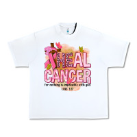 White heal cancer for nothing is impossible with god Urban Heavy Tee - NancyCooperArtShop