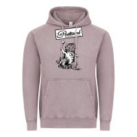 Vintage Zinc retro man postcard records Vintage Hoodie - tuanDangUi