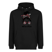 Black race mom Heavyweight Hoodie - SublimationCraftShop