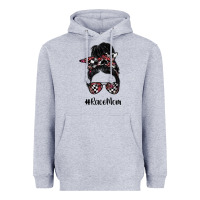 Heather Grey race mom Heavyweight Hoodie - SublimationCraftShop