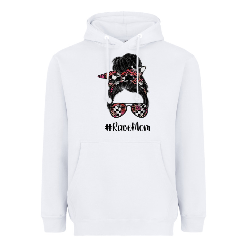 Race Mom Heavyweight Hoodie by SublimationCraftShop | Teevron